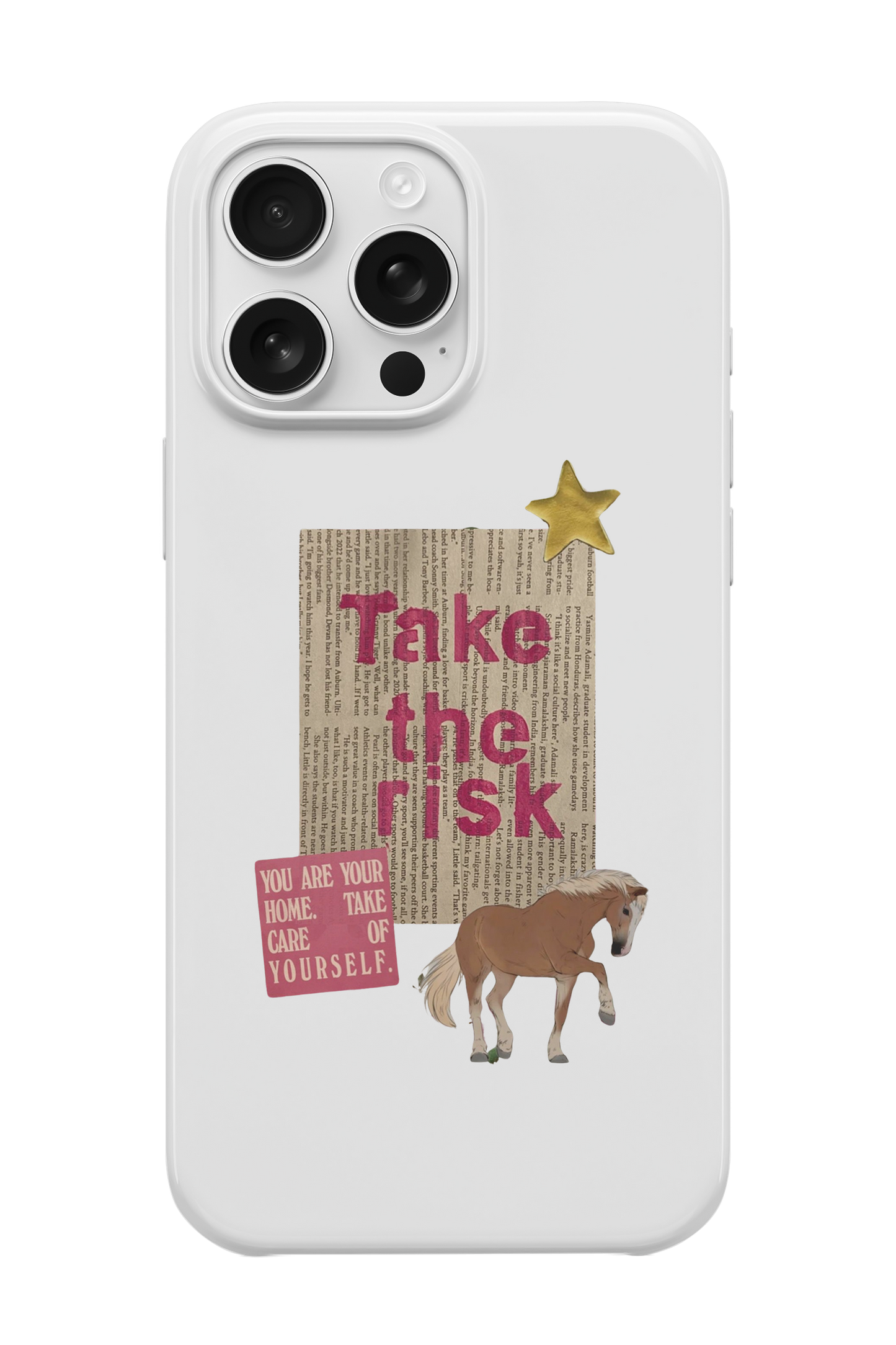 HORSE STICKER TELEFON KILIFI
