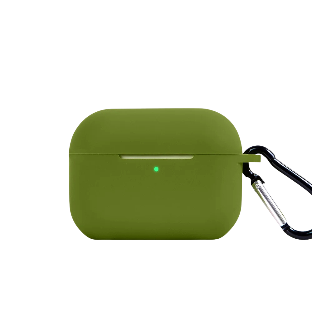 Apple AirPods Basic Silikon Kılıfı - Yeşil