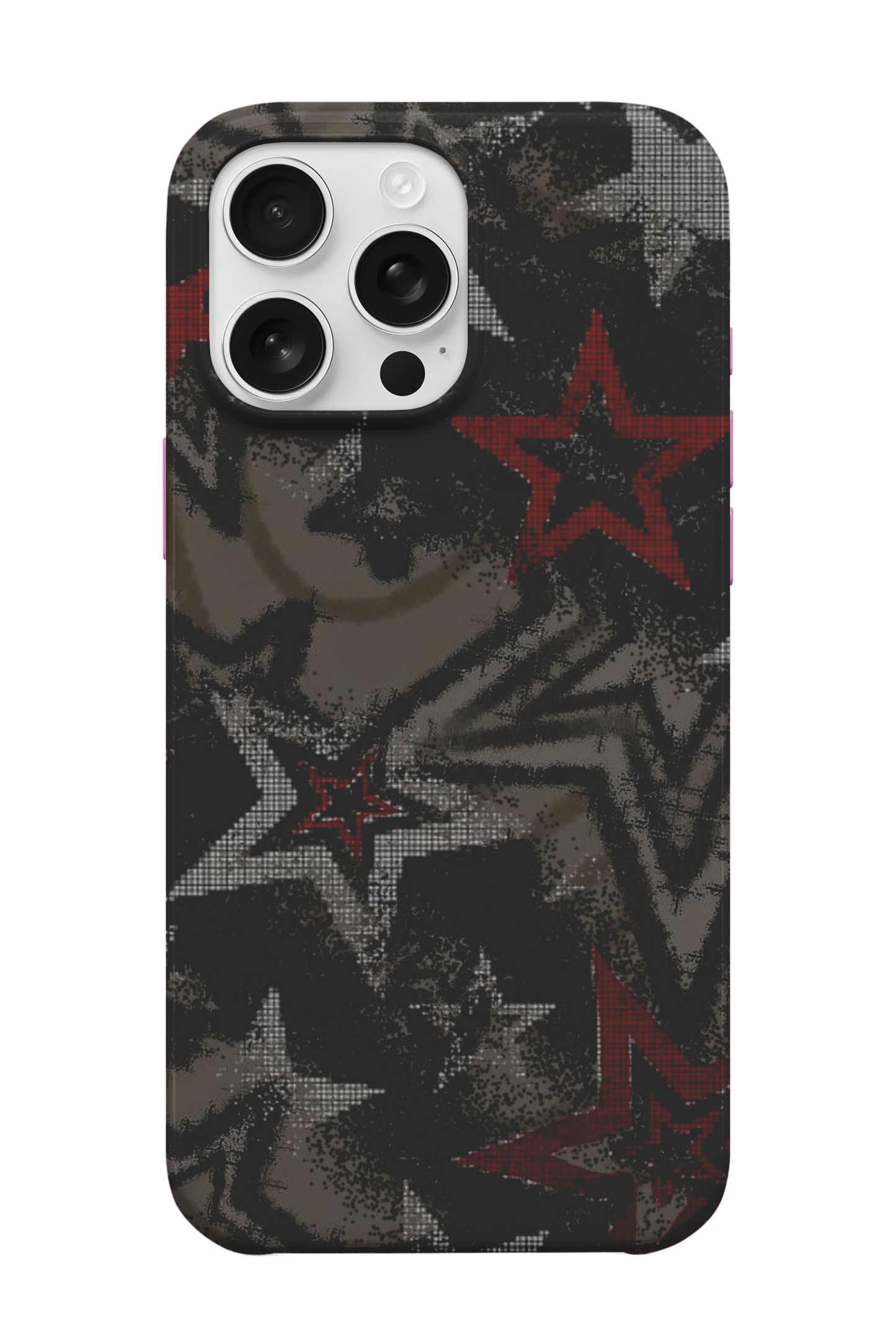 KIRMIZI SİYAH YILDIZ TELEFON KILIFI